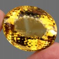 Citrin Naturstein 173,97 ct zertifiziertes Exemplar