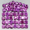 Granat Rhodolite Natursteine ​​5,79 ct 54 Stk