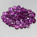 Granat Rhodolite Natursteine ​​5,79 ct 54 Stk