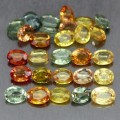 Songea Saphire Natursteine ​​4.91ct 28St