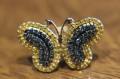 Ring Gold Diamanten Größe 14 Schmetterling Zertifikat
