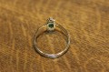 Ring Gold Diamanten Smaragd Größe 17 zertifiziert