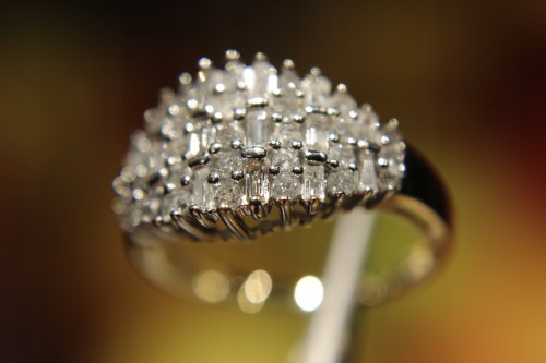 Ring Gold Diamanten Größe 15 zertifiziert