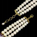925 Natürliches Amethyst Perlen Armband Schön