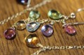 Gold Set 14 Karat 3 Teile Natursteine ​​zertifiziert