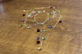 Gold Set 14 Karat 3 Teile Natursteine ​​zertifiziert