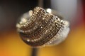Goldener Diamantring - Zertifikat Größe 14,5