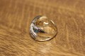 Ring 14 Karat Gold Topas Diamant Größe 13 zertifiziert