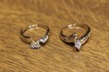 Ring Gold 14 Karat Diamanten Größe 10 zertifiziert