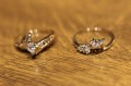 Ring Gold 14 Karat Diamanten Größe 10 zertifiziert