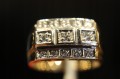 Goldring 585 Diamanten Größe 15 zertifiziert
