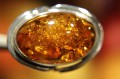 Künstlerischer natürlicher Bernstein Ring Größe 12,5