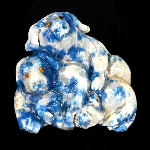 Lapislazuli AAA 218,92 ct Natursteinschweine
