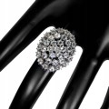 Ring schöner Silber Aquamarin 925 Größe 16,5