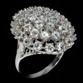 Ring schöner Silber Aquamarin 925 Größe 16,5
