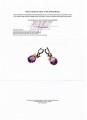 Amethyste Turmalin Ohrringe 52ct 4 Zertifikat