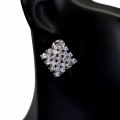Silber natur Tansanit Ohrringe zart 925 4
