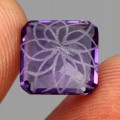 Naturstein Amethyst 6,70 ct VVS geschnitzt