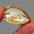 Natürlicher Citrinestein 85,99 ct zertifiziert