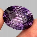 Natürlicher Amethyststein 30,23 ct zertifiziert