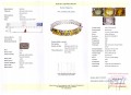 Armband 925 natürliche Songea Saphire zertifiziert