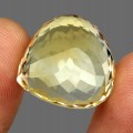 Natürliche Citrin 31,4 ct IF AAA Herzschliff