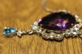 Schöne natürliche 35,34 ct Amethyst Halskette