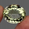 Naturstein Prasiolith 49,81 ct zertifiziert