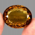 Natürliche Citrin 72,82 ct IF riesig