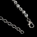 Armband aus natürlichem Aquamarin 925 Silber