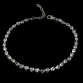 Armband aus natürlichem Aquamarin 925 Silber