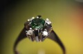 Ring Diamanten Turmalin Größe 14,5 zertifiziert