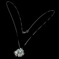 Silberkette 925 Natur Sky Blue Topas Zirkonia
