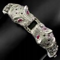 Armband Rubine Markasit Smaragde 925 Tiger