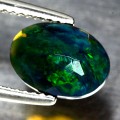 Opalschwarzer Naturstein 1,33 ct AAA IF