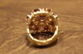 Ring größe 15,5, natürlicher Amethyst, Granat 925