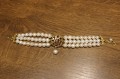 Armband natürliche Amethystperlen 925