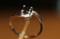 Ring schwarzer Diamant 0,72 ct Silber Größe 13,5