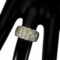 Ring Größe 16 Silber 925 Songea gelbe Saphire