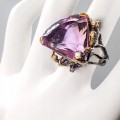 925 Artistic Ring 35ct IF Amethyst Größe 18