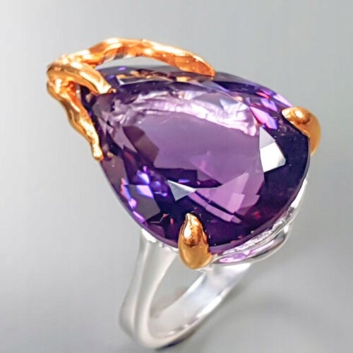 925 Artistic Ring IF 22ct Amethyst Größe 18