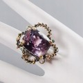 925 Art Ring Größe 16 Ametrin Topas