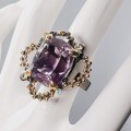 925 Art Ring Größe 16 Ametrin Topas