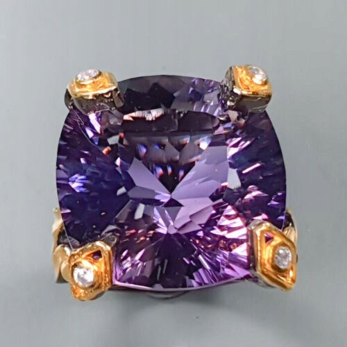 Ring 37,47 ct Amethyst Größe 18,5 zertifiziert