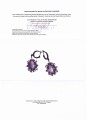 Silberohrringe 28ct Amethyste Topas Zertifikat