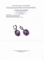 925 Ohrringe 46ct Amethyste Zoisite 2 Zertifikat
