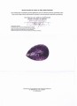 Naturstein Amethyst 106,8 ct zertifiziert