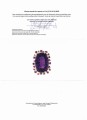 Ring 40 ct Amethyst Rhodolith Größe 19 zertifiziert
