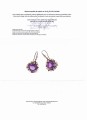 Ohrringe 49ct Amethyste Topas Zertifikat