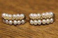 Goldohrringe 0,333 Süßwasserperlen